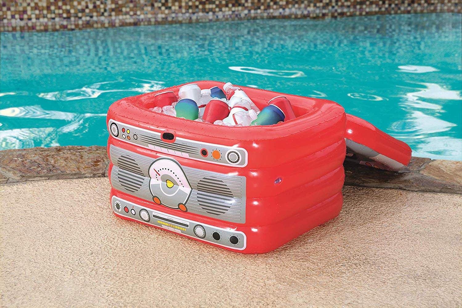 BORSA FRIGO GONFIABILE PARTY TURNATABLE 61X53CM