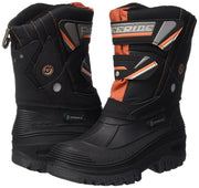 STIVALE CANADESE RAGAZZO "FRODO" NERO/ARANCIONE