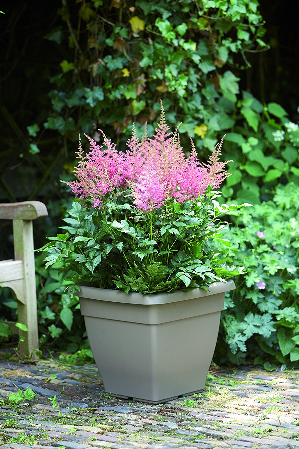 VASO TORINO CAMPANA SQUARE 46CM COLORE A SCELTA