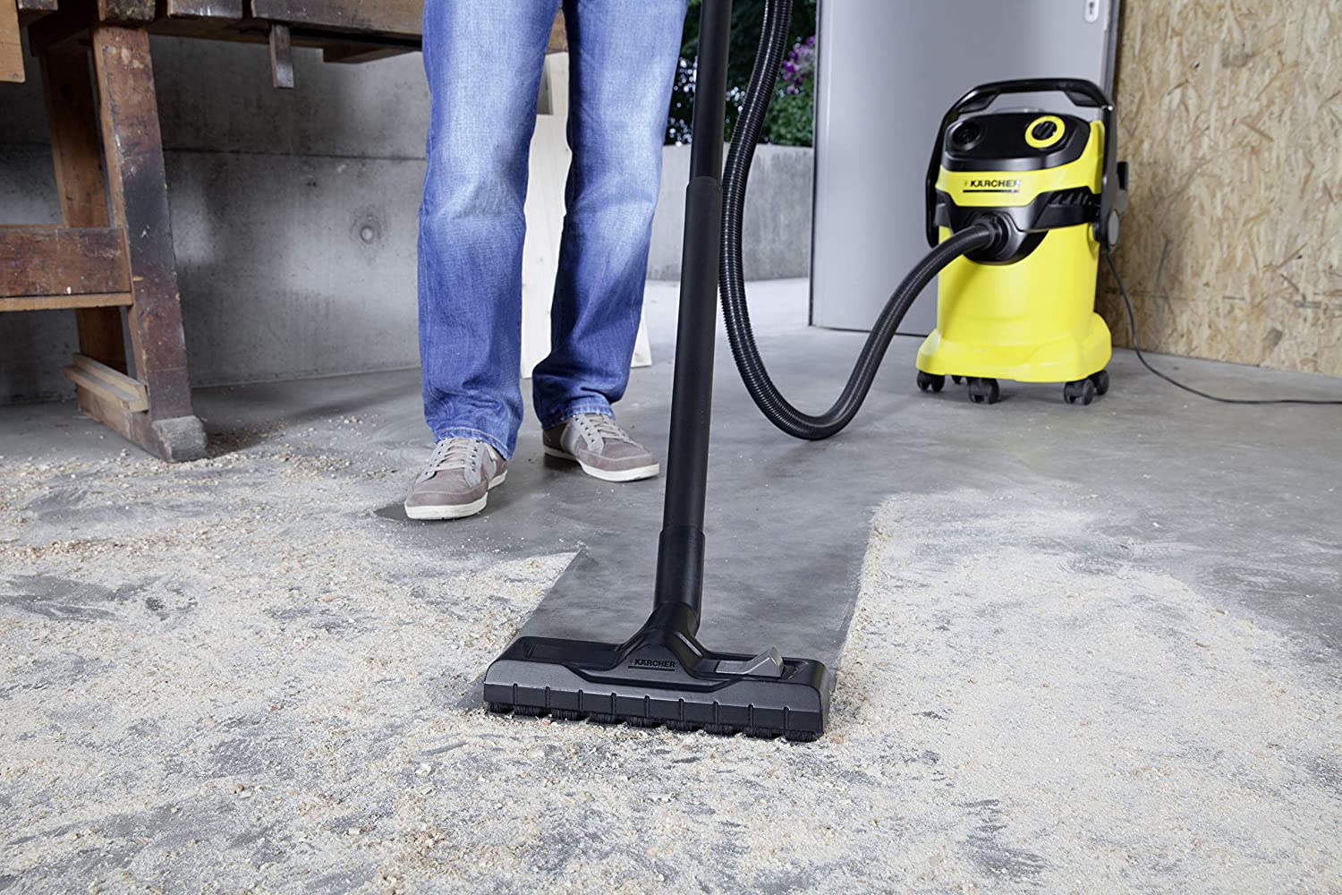 KARCHER WD 5 - ASPIRATORE SOLIDI E LIQUIDI 240 AIR WATT, SERBATOIO 25 LT