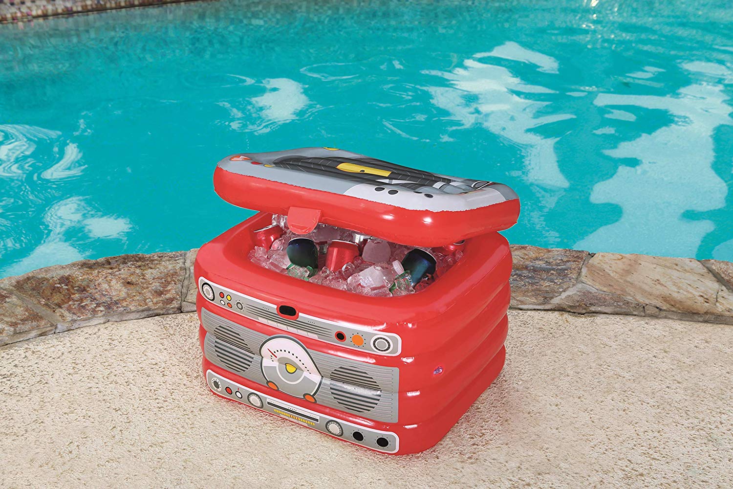 BORSA FRIGO GONFIABILE PARTY TURNATABLE 61X53CM