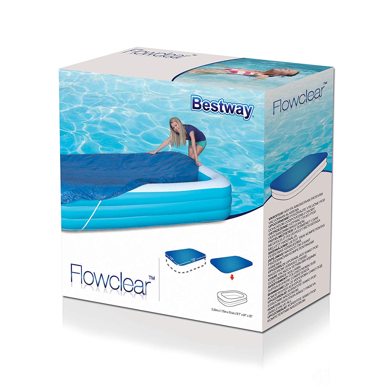 COPERTURA PER PISCINA 262X175M BESTWAY