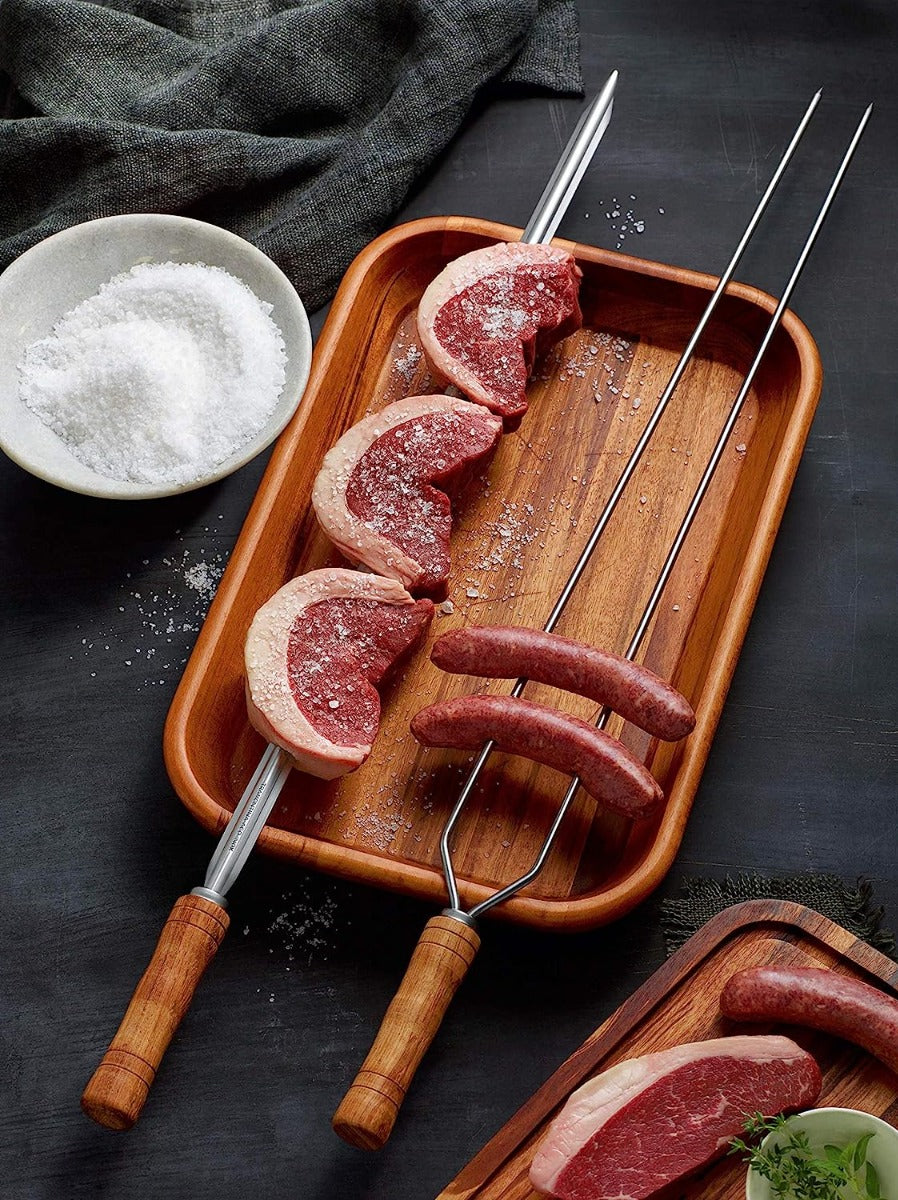 SPIEDO PER BARBECUE 75CM IN LEGNO