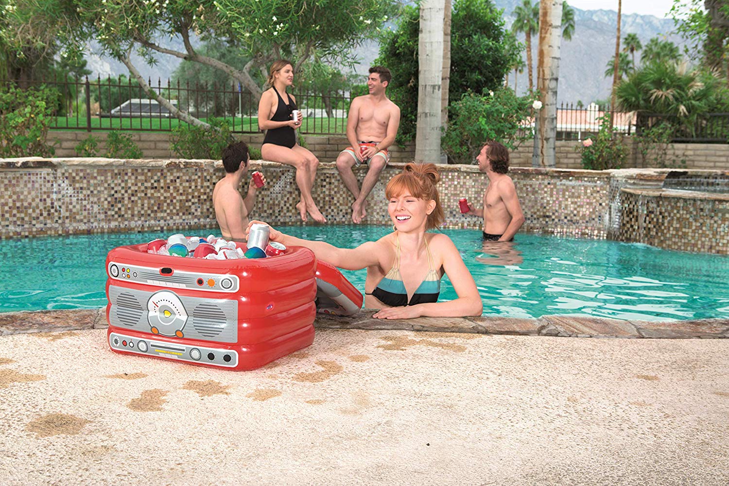 BORSA FRIGO GONFIABILE PARTY TURNATABLE 61X53CM