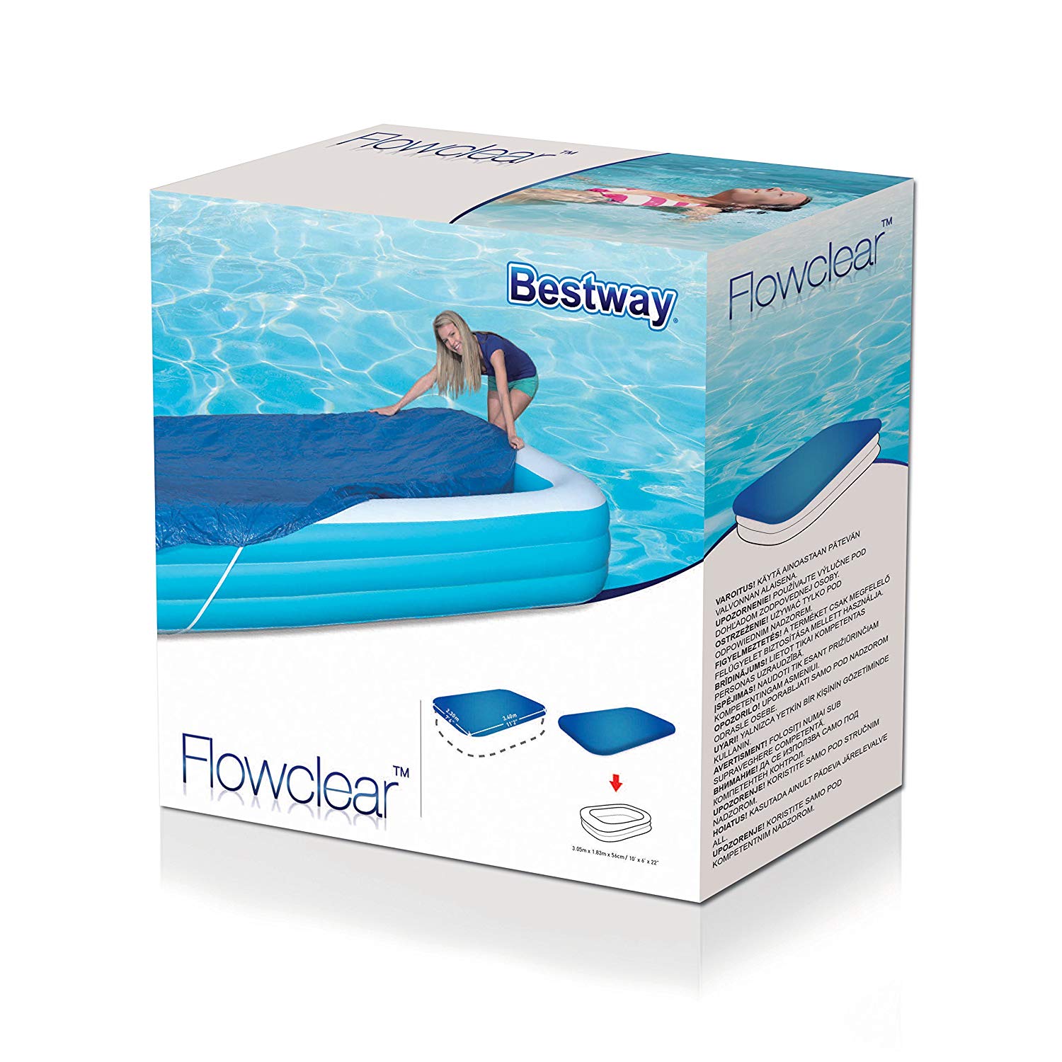 COPERTURA PER PISCINA FAMILY 305X183CM BESTWAY