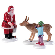 BABBO NATALE CON RUDOLF- REINDEER GOODIES SET DA 3