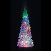ALBERO LUMINOSO MULTICOLOR - Crystal Lighted Tree, 4 Color Changeable & Color Transformation, XL LEMAX COD. 94510