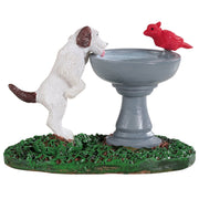 BEVIAMO INSIEME! - BIRD BATH DOG FOUNTAIN