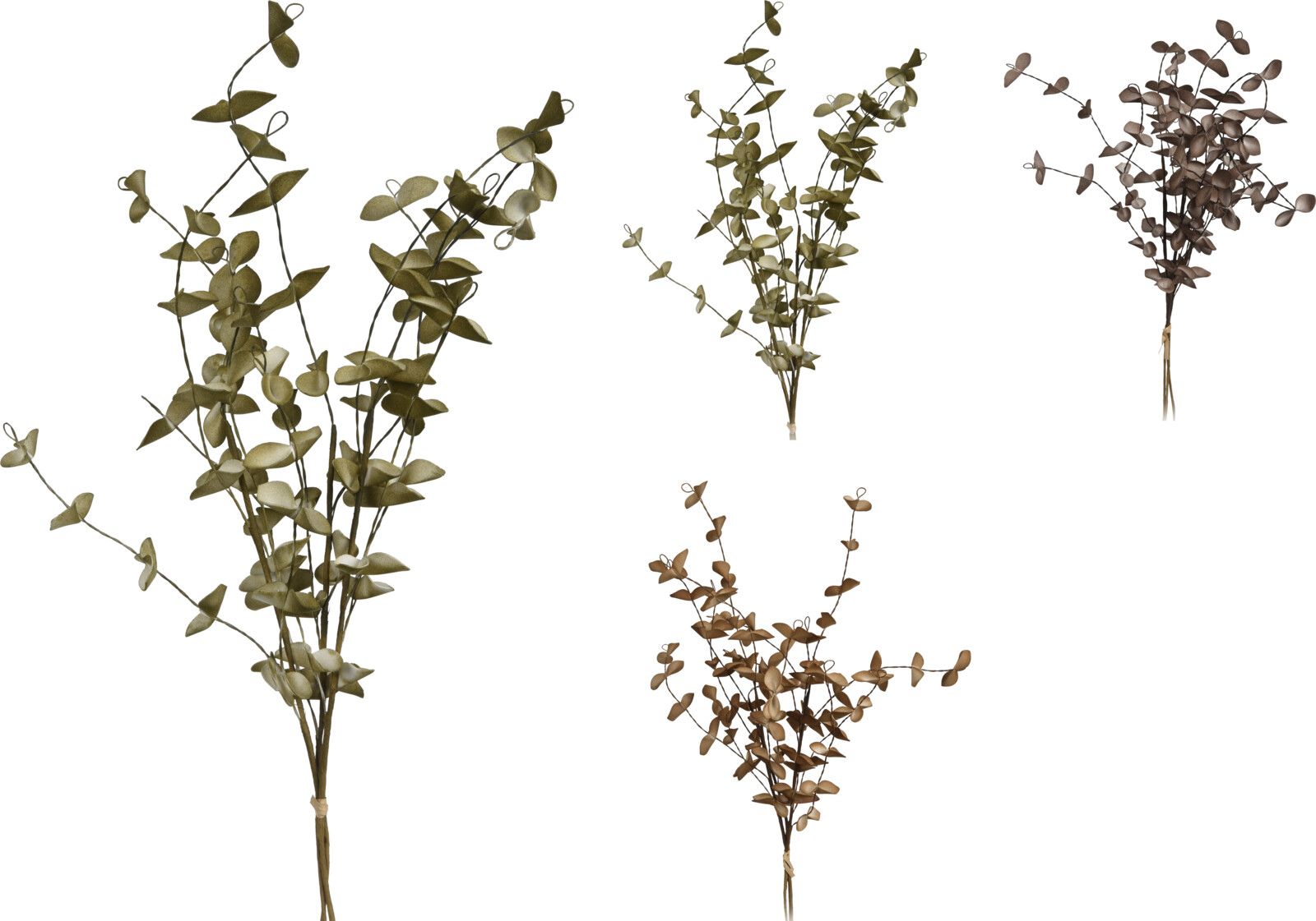 Ramo decorativo con foglie, 49 cm, modello assortito (verde)