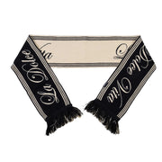 Fisura Sciarpa “La dolce vita” 150x18 cm - nero/beige