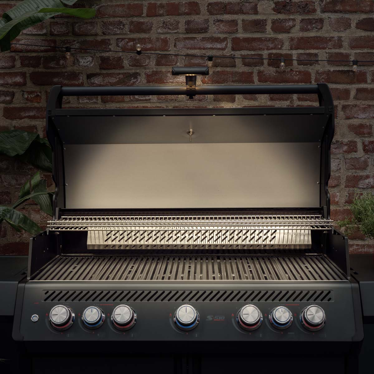 Lampada da Grill automatica D32mm Nera Santos