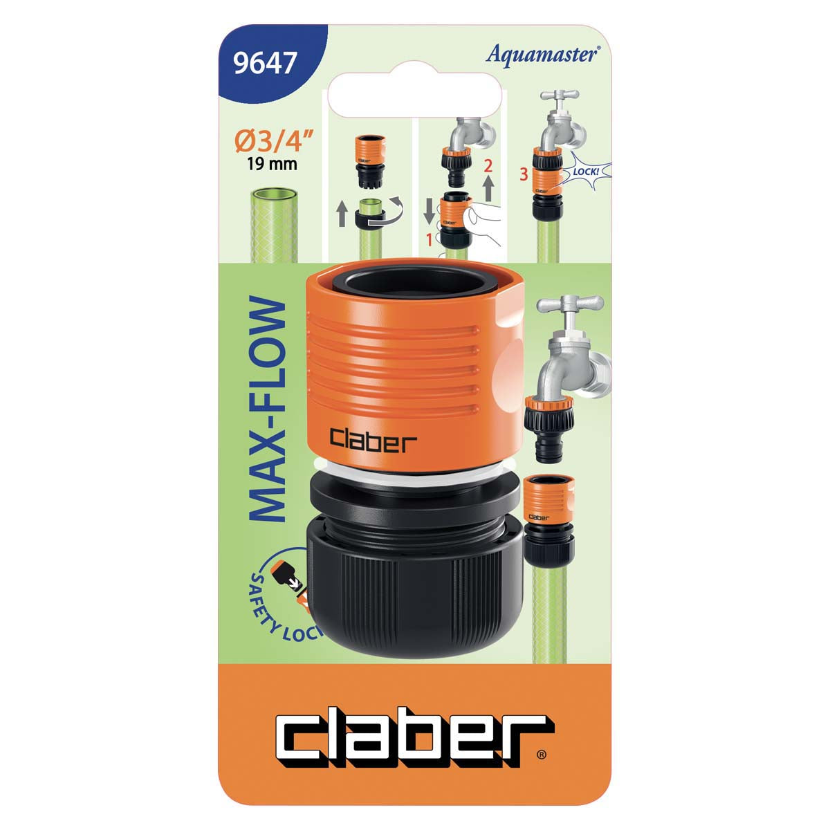 RACCORDO 3/4" MAX FLOW - 9647 CLABER