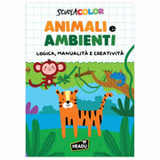 Albo Illustrato Animali e Ambienti Logica Manualità e Creatività 3-6 Anni Headu