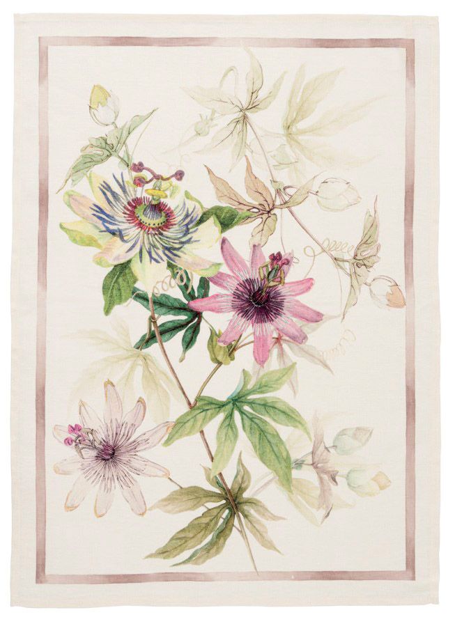 CANOVACCIO DA CUCINA DI LINO GRANADILLA 50x70cm ROSA