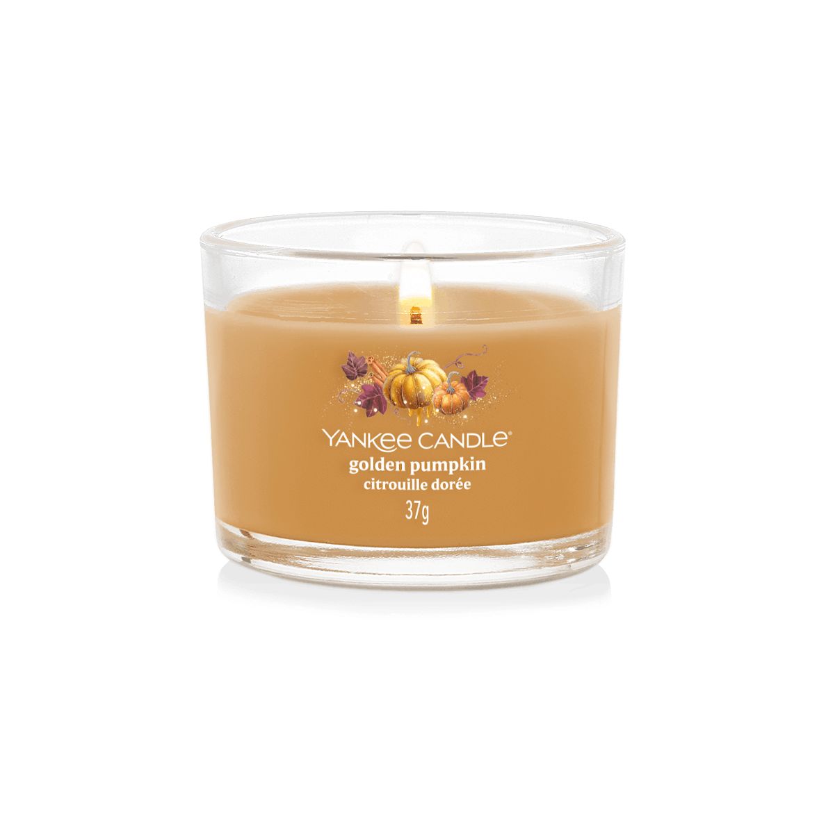 YANKEE CANDLE Candela in vetro Golden Pumpkin