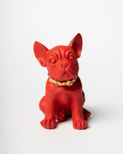 BLOGO Statua Bulldog Ruggiero H12 cm Rosso