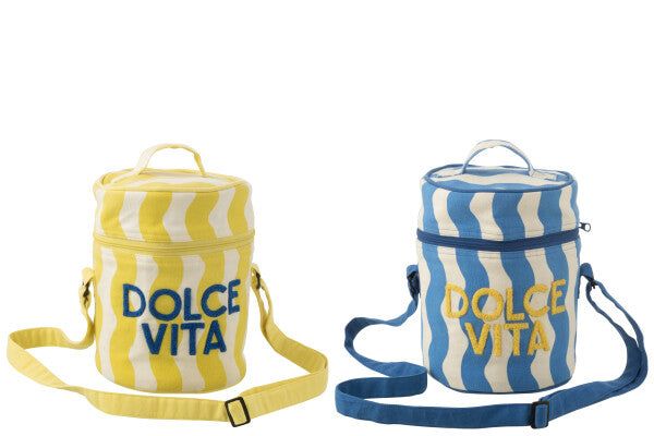 Borsa Termica "Dolce vita" 17X17X24cm colori assortiti