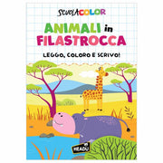 Albo Illustrato Animali in Filastrocca Leggo Coloro Scrivo 32 pagine Headu