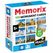 Gioco di Memoria Fotografica 108 Monument Cards 5+ Headu