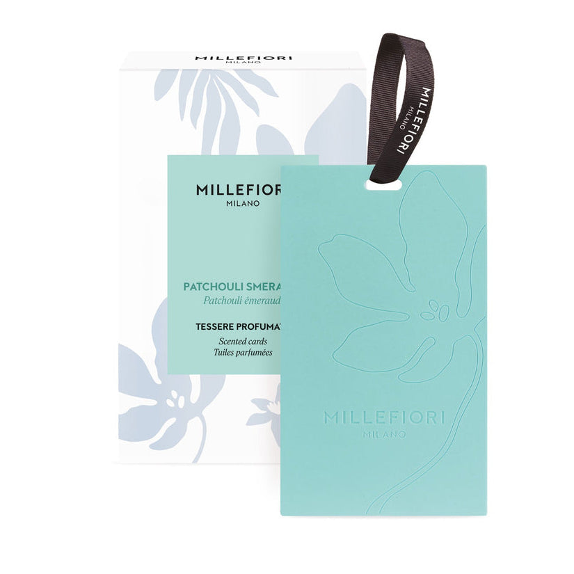 Tessere Profumate Confezione da 3 Patchouli Smeraldo MILLEFIORI MILANO