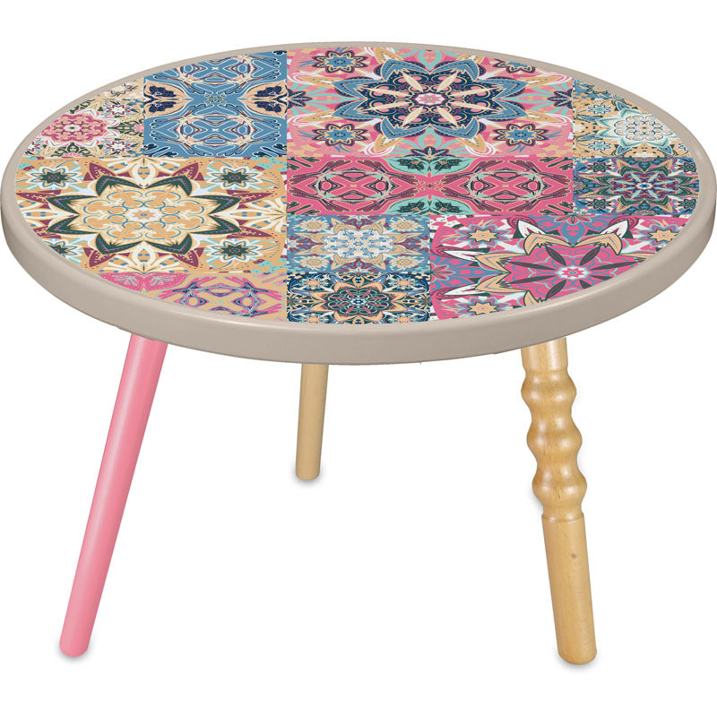TAVOLINO 60 CM MARRAKECH LEGNO E MELAMINA
