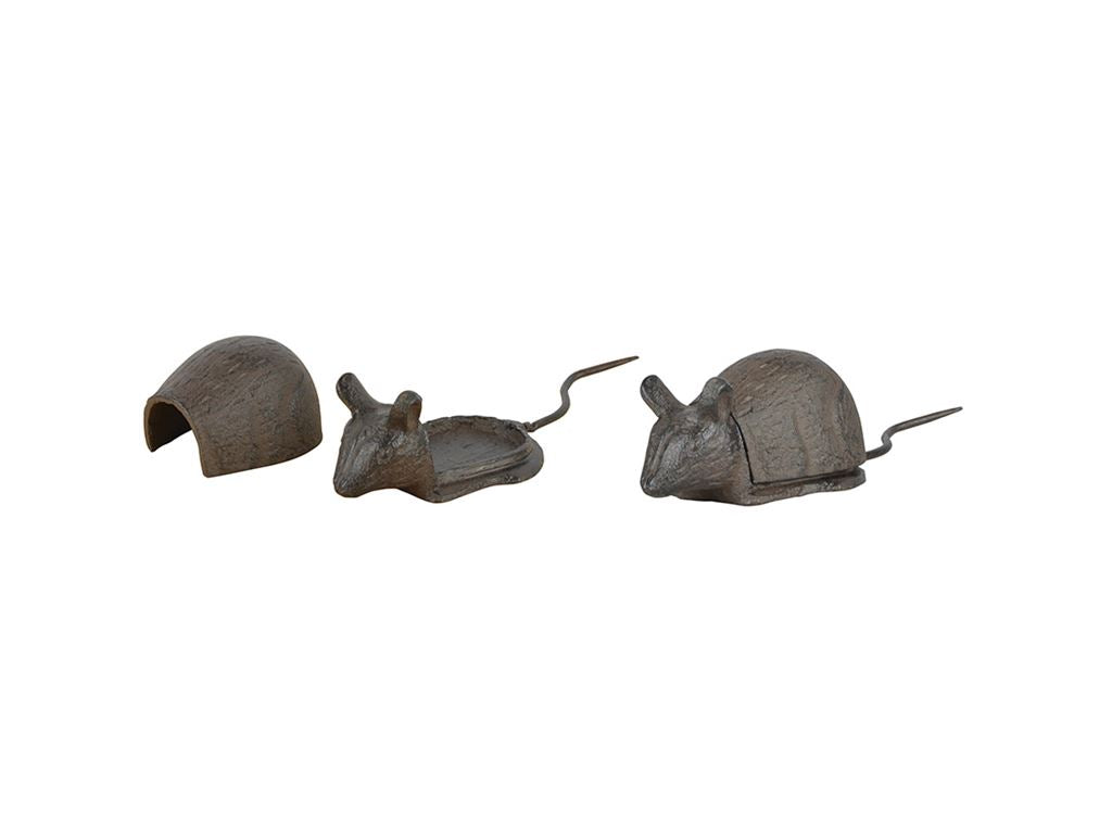 CUSTODIA PER CHIAVI TOPOLINO IN GHISA 18X6,3X5 CM