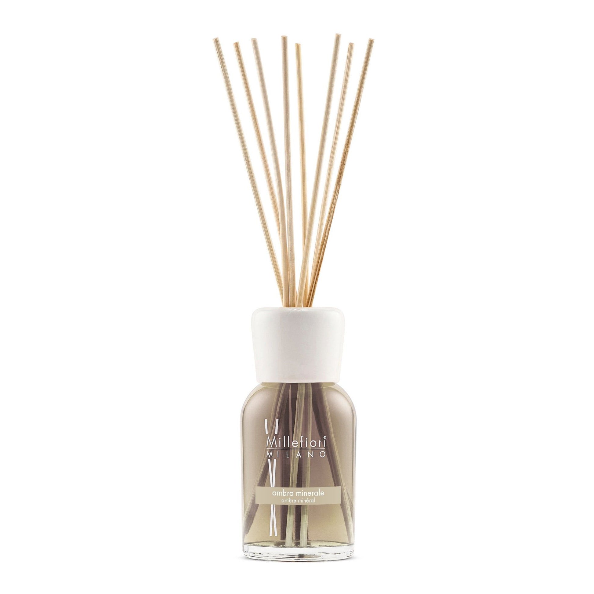 Millefiori Milano Diffusore a Bastoncini Ambra Minerale 250 ml