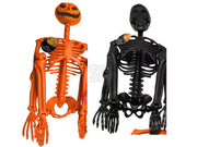 Scheletro di Halloween, 90 cm, modello assortito (arancione, nero)