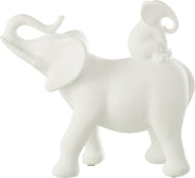 Elefante Porta Bebè 26.5x11x23.5 cm Bianco