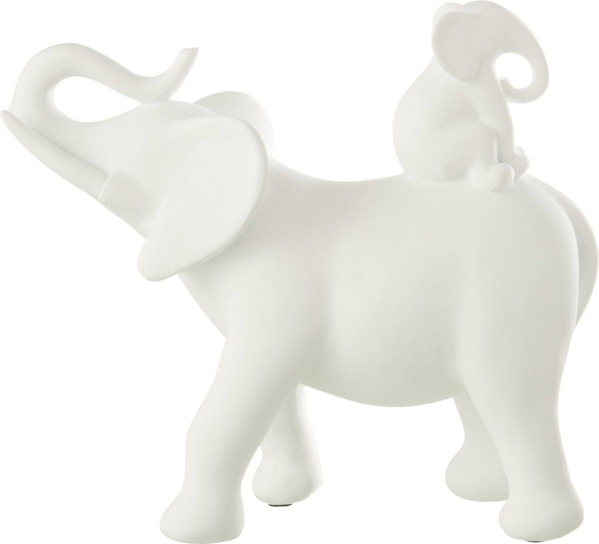 Elefante Porta Bebè 26.5x11x23.5 cm Bianco