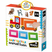 Gioco Tattile Treno Animali 2-4 Anni Headu