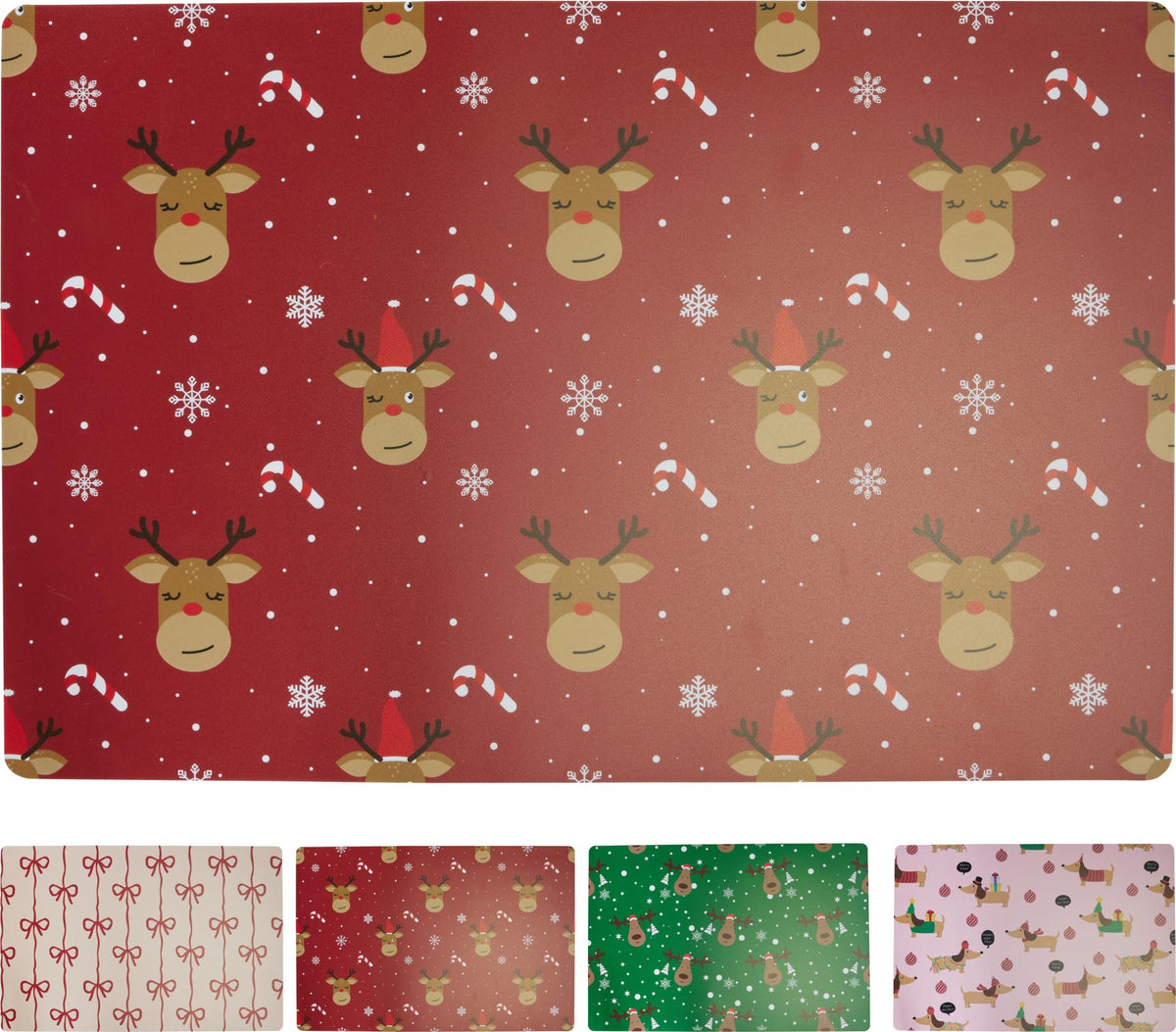 Weihnachts-Platzset 45 x 30 cm, verschiedene Modelle, PERAGA CHRISTMAS