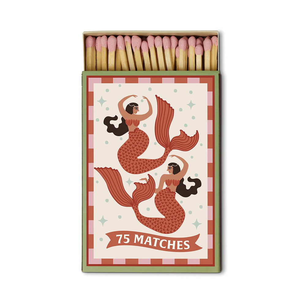 Scatola di Fiammiferi Decorata A Dopo - Sirena e Luna (75 pz) Paddywax