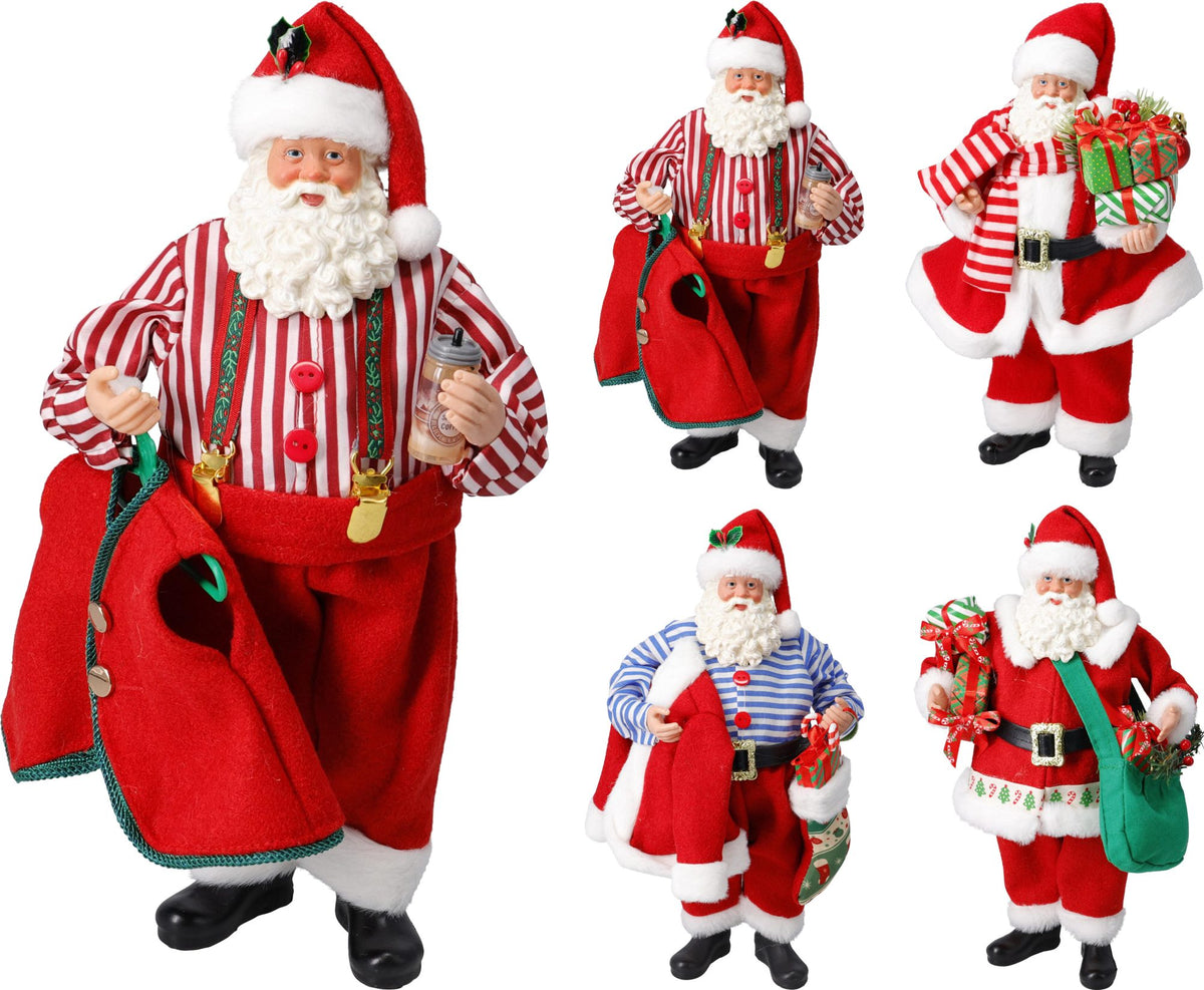 Weihnachtsmann stehend 28 cm sortiertes Modell PERAGA CHRISTMAS