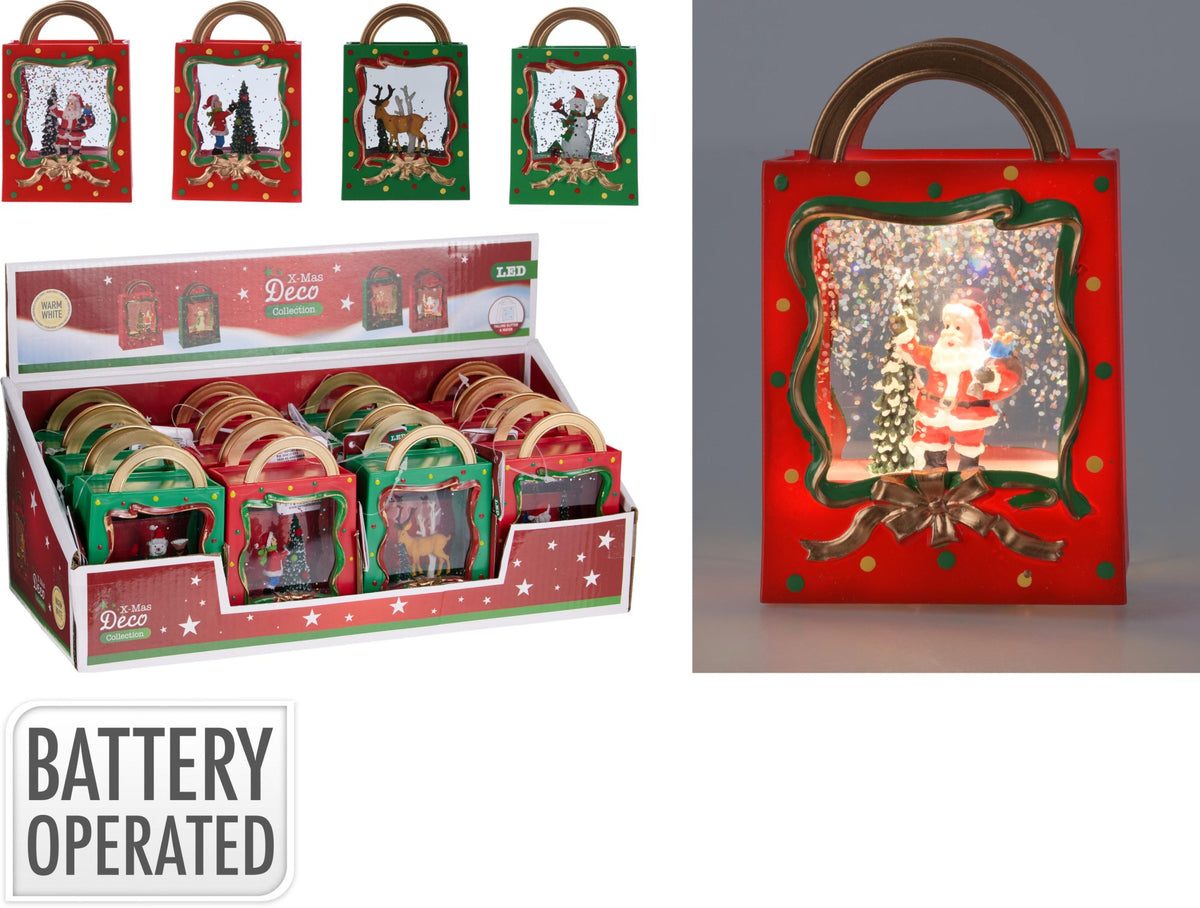 Geschenktüte mit Weihnachtsdesign 7,5 x 4 x 11,5 cm PERAGA CHRISTMAS