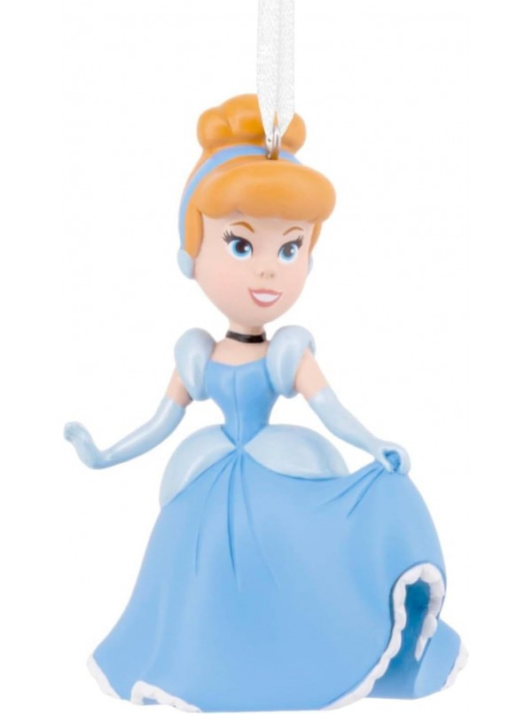 Addobbo Albero di Natale Disney Cenerentola in Resina 7cm - immagine 1
