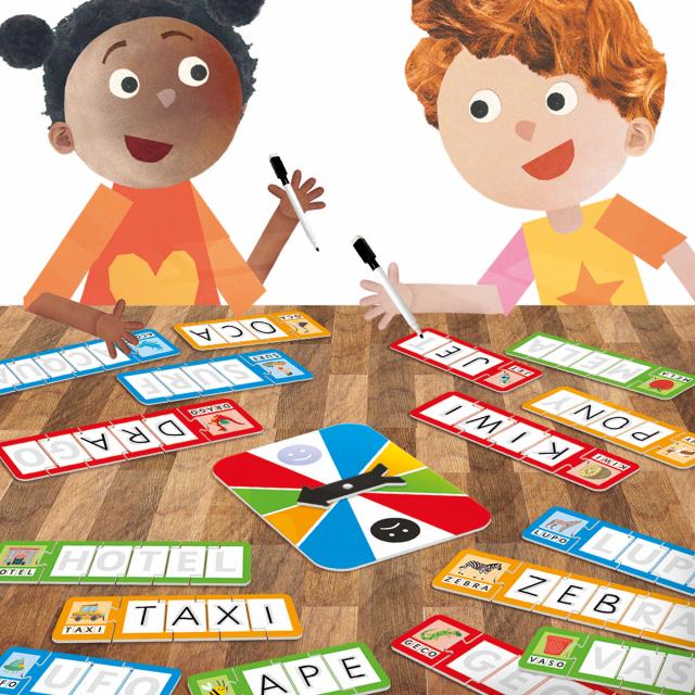 Gioco Educativo il GIOCAlettere Tombola delle Parole 3-6 Anni Headu