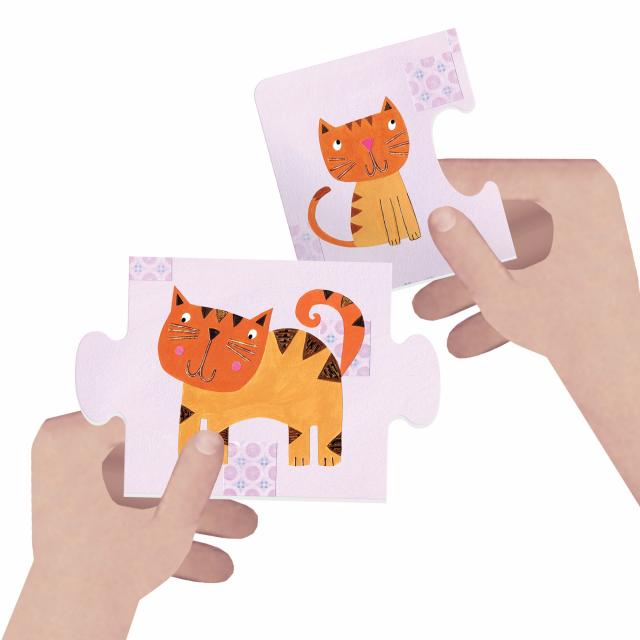 Gioco di Logica Cuccioli & Pappa 36 Tessere 2-4 Anni Headu