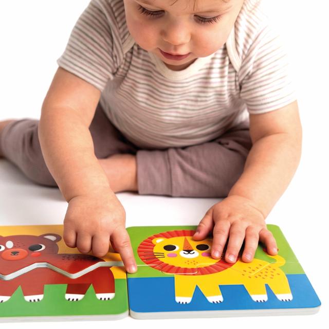 Baby Tactile Animalino 8 Puzzle Multi-colore Headu