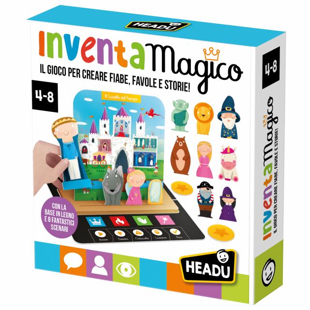 Gioco InventaMagico per creare fiabe 21x21x5,5cm Multi Headu