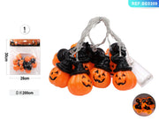 Luci decorative Halloween zucca con cappello PartyGo