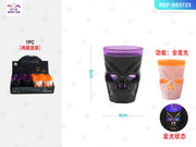 Tazza Halloween faccia fantasma lampeggiante PartyGo