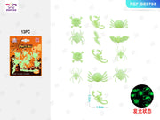 Set anelli fluorescenti Halloween modello assortito PartyGo
