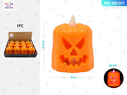 Candela Halloween a forma di zucca luminosa PartyGo