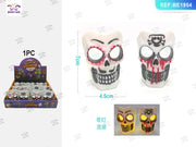 Lampada Halloween a forma di teschio modello assortito PartyGo