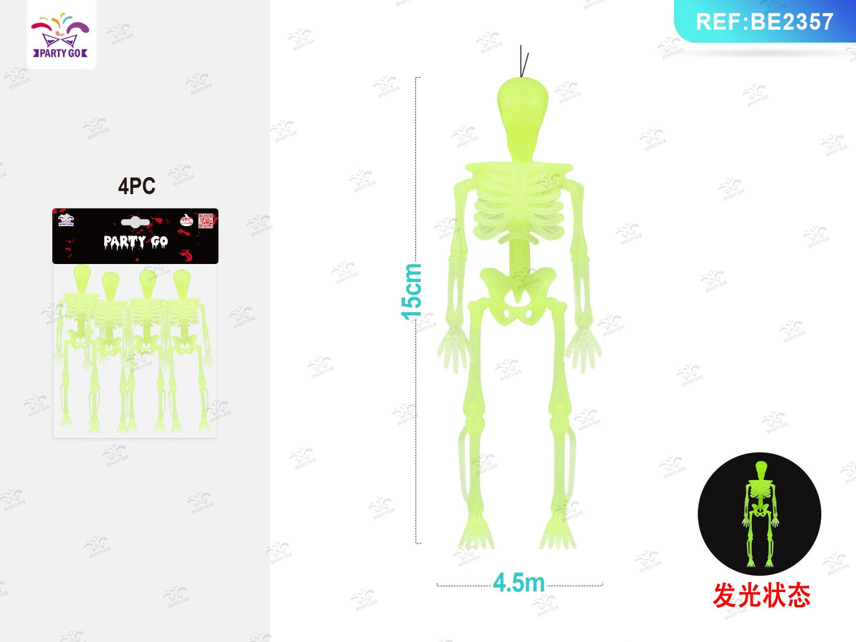 Scheletro umano decorativo Halloween PartyGo