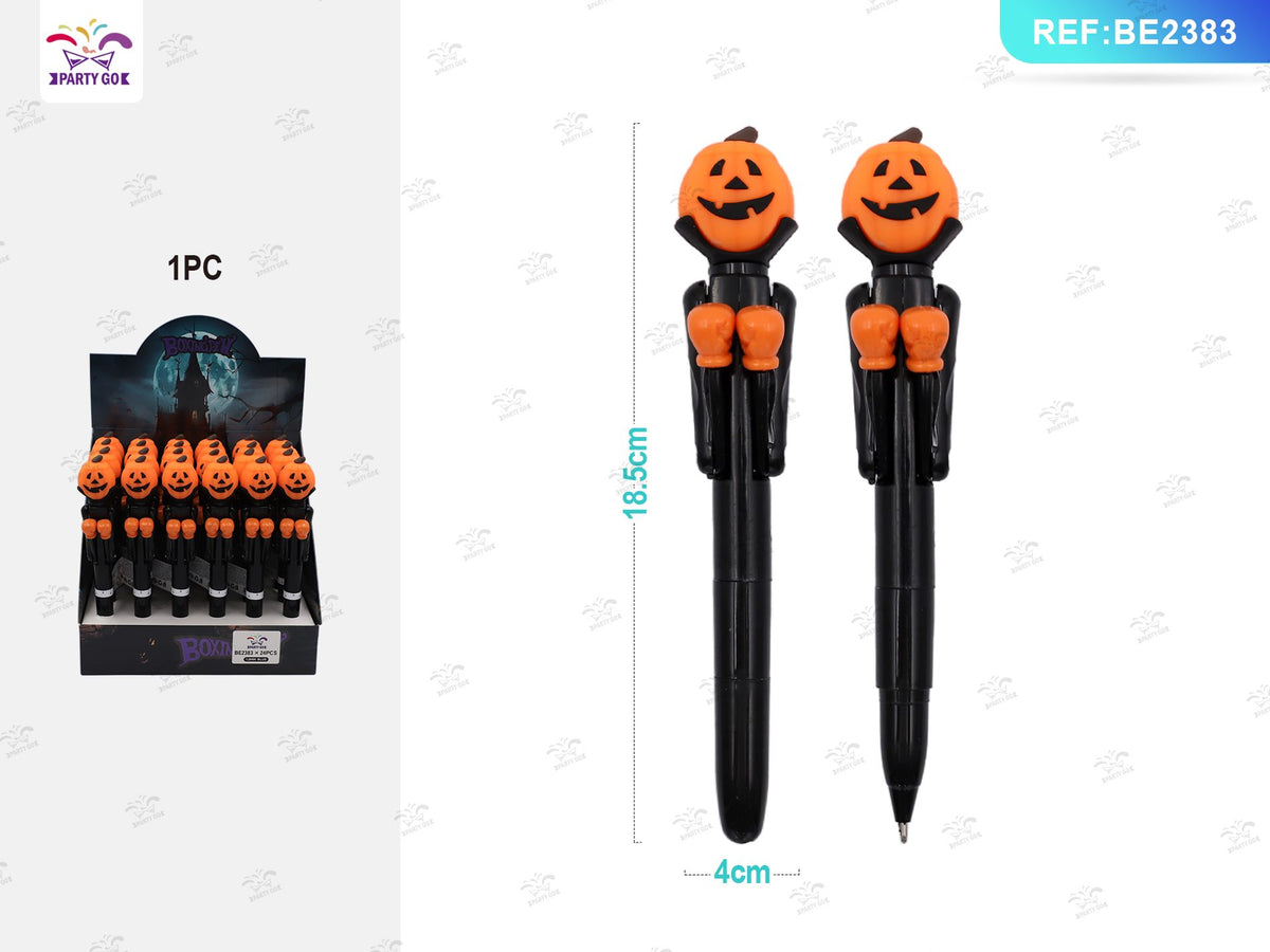 Penna Halloween zucca pugile nera PartyGo