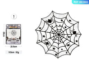 Tovaglia rotonda Halloween con pentagramma D102 cm PartyGo