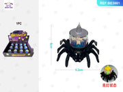 Candela Halloween a forma di ragno nero PartyGo