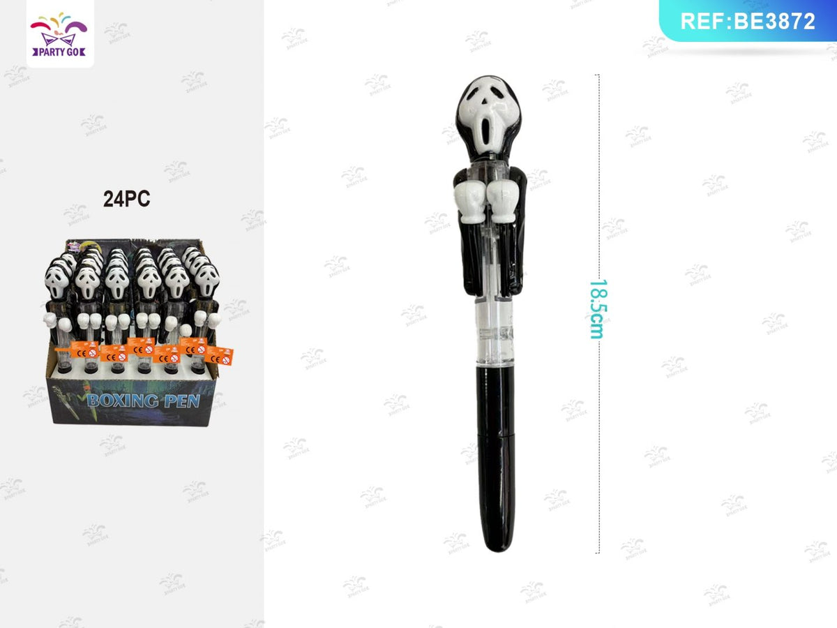 Penna Halloween teschio con guantoni PartyGo